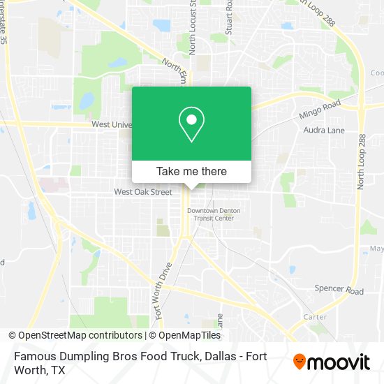 Famous Dumpling Bros Food Truck map