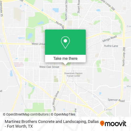 Martinez Brothers Concrete and Landscaping map