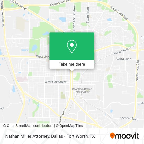 Nathan Miller Attorney map
