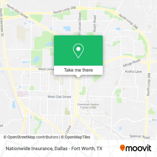 Nationwide Insurance map