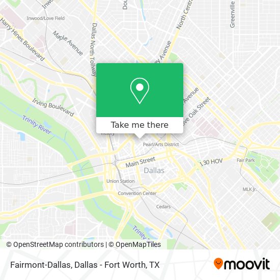 Mapa de Fairmont-Dallas