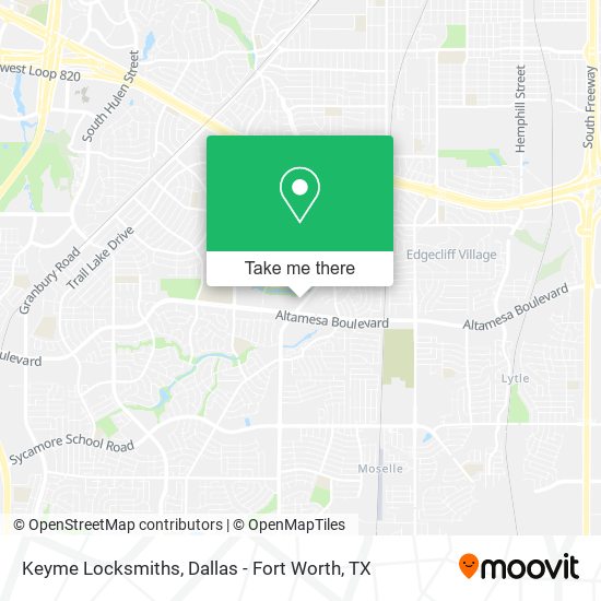 Keyme Locksmiths map
