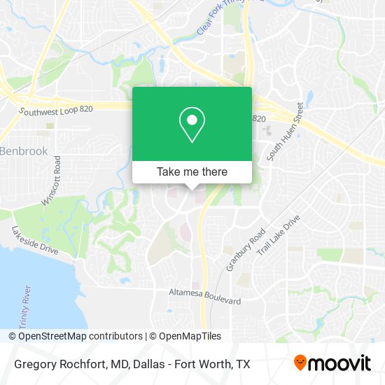 Gregory Rochfort, MD map