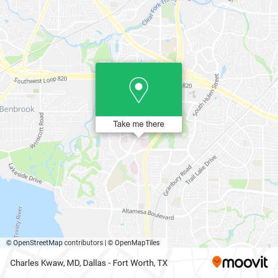 Mapa de Charles Kwaw, MD