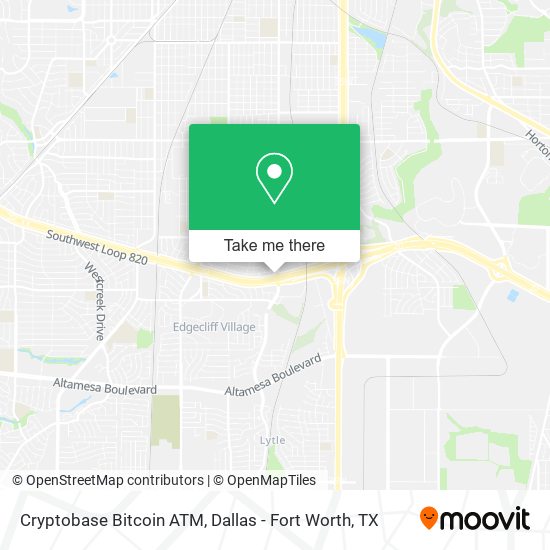 Cryptobase Bitcoin ATM map