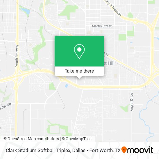 Clark Stadium Softball Triplex map