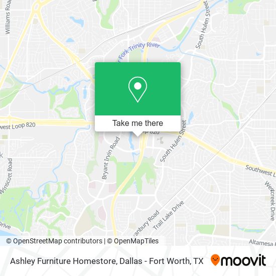 Mapa de Ashley Furniture Homestore