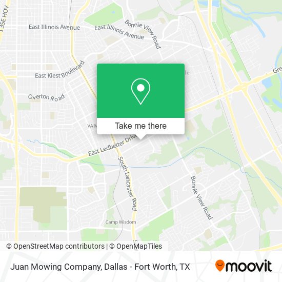 Juan Mowing Company map