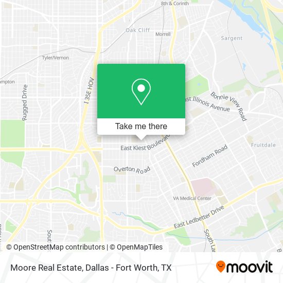 Moore Real Estate map