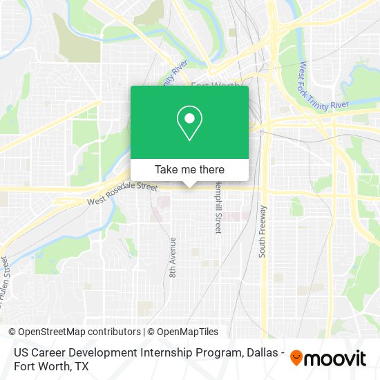 Mapa de US Career Development Internship Program