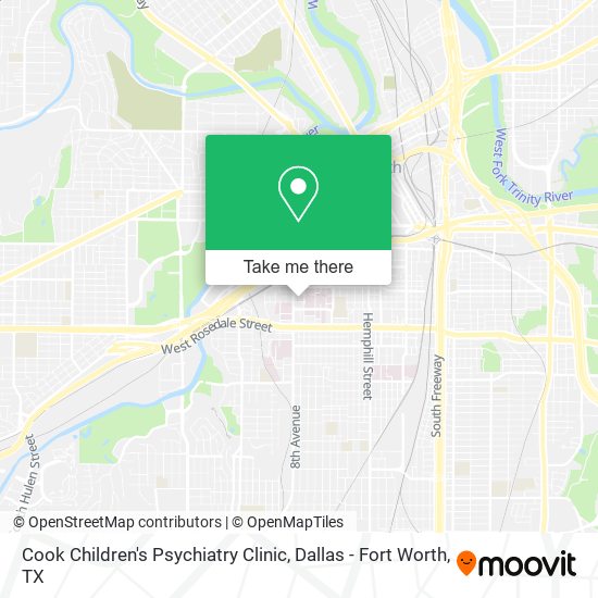 Cook Children's Psychiatry Clinic map