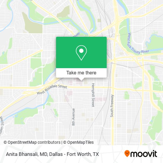 Anita Bhansali, MD map