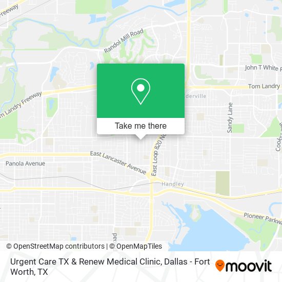 Urgent Care TX & Renew Medical Clinic map