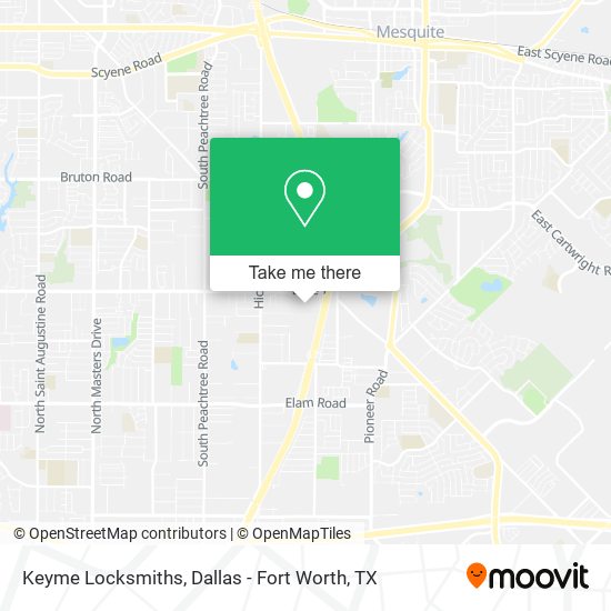 Keyme Locksmiths map