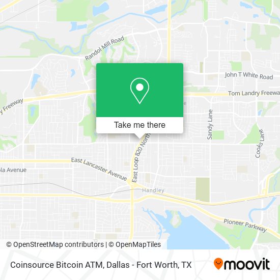 Mapa de Coinsource Bitcoin ATM