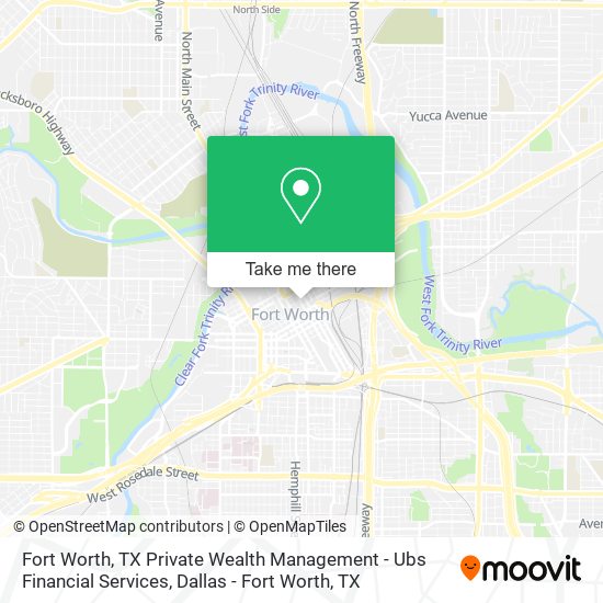 Mapa de Fort Worth, TX Private Wealth Management - Ubs Financial Services