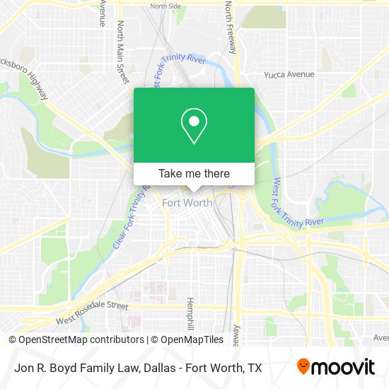 Jon R. Boyd Family Law map