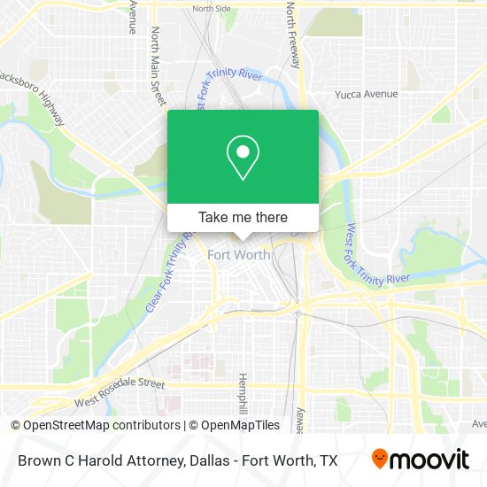 Brown C Harold Attorney map