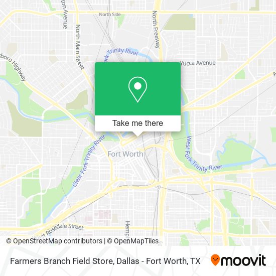 Farmers Branch Field Store map