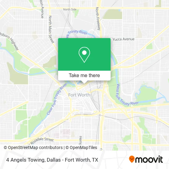 4 Angels Towing map