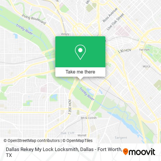 Dallas Rekey My Lock Locksmith map