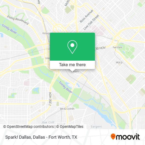 Spark! Dallas map