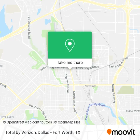 Total by Verizon map