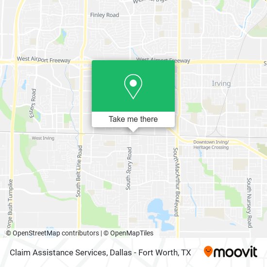 Claim Assistance Services map