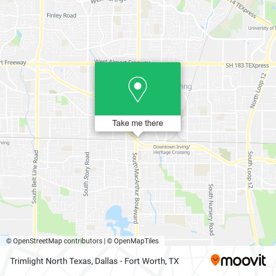 Trimlight North Texas map