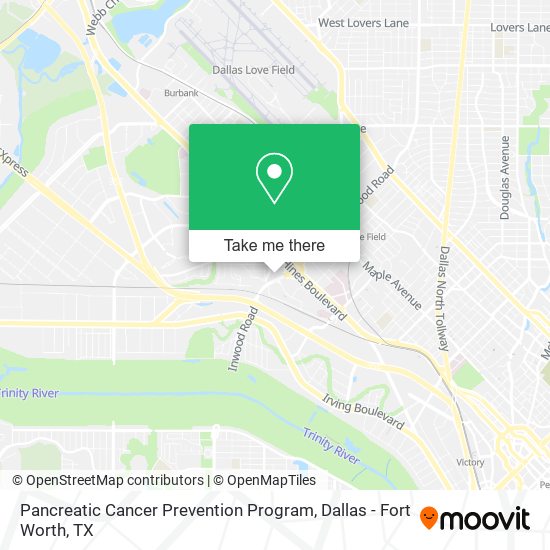 Mapa de Pancreatic Cancer Prevention Program