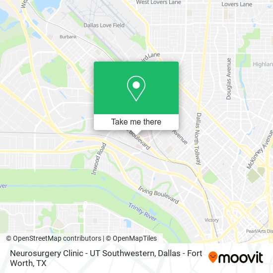 Neurosurgery Clinic - UT Southwestern map