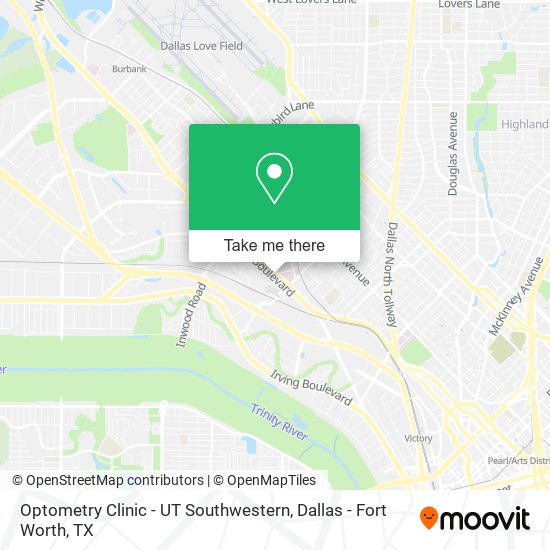 Optometry Clinic - UT Southwestern map