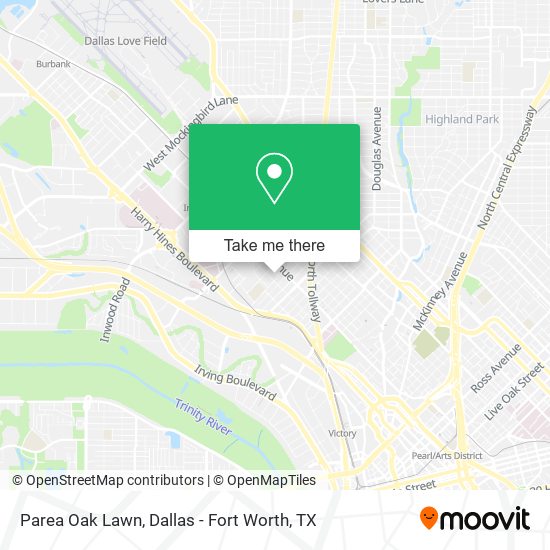 Mapa de Parea Oak Lawn
