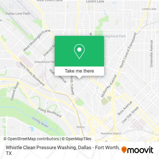 Whistle Clean Pressure Washing map