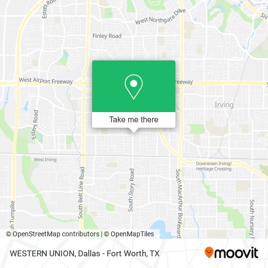 Mapa de WESTERN UNION