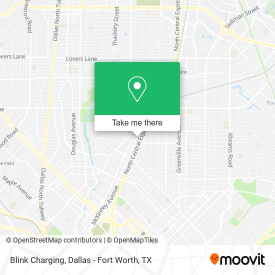 Blink Charging map