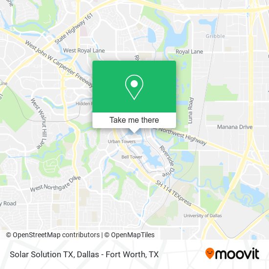 Solar Solution TX map