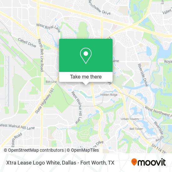Xtra Lease Logo White map