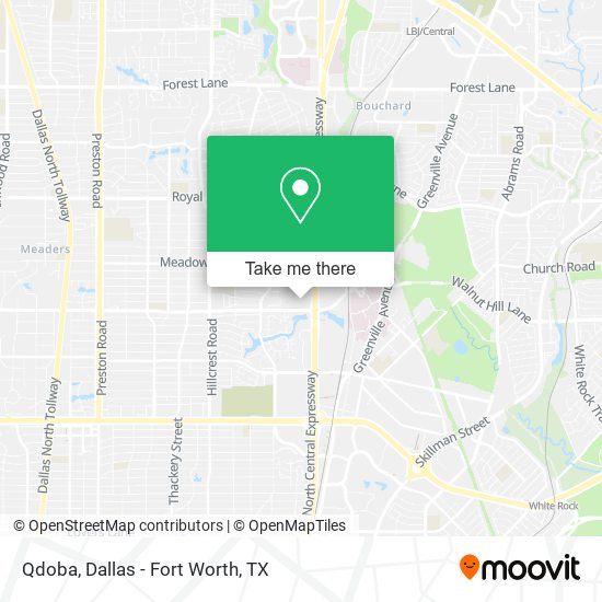 Qdoba map