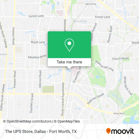 Mapa de The UPS Store