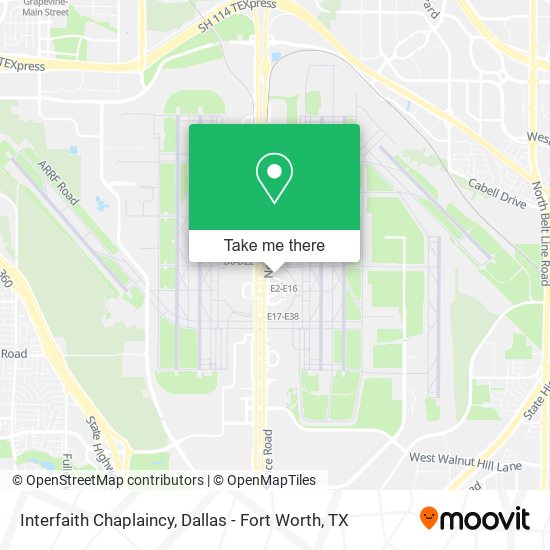 Mapa de Interfaith Chaplaincy
