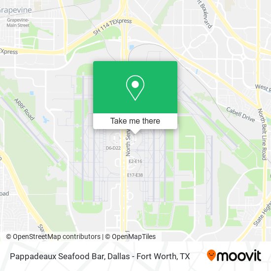 Mapa de Pappadeaux Seafood Bar