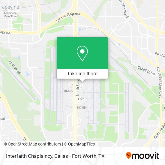 Interfaith Chaplaincy map