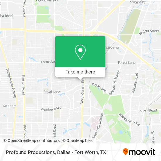 Profound Productions map