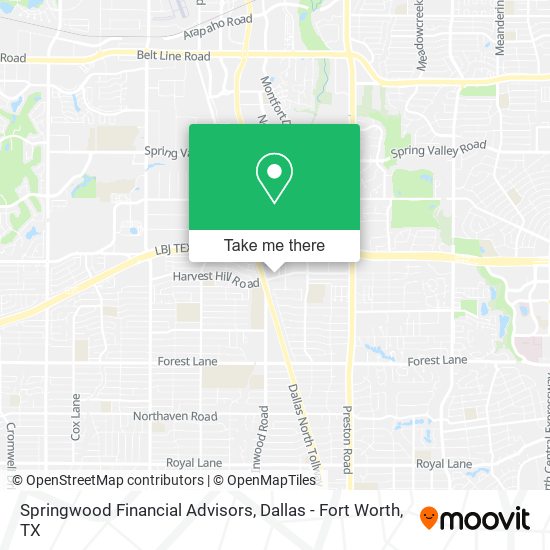 Mapa de Springwood Financial Advisors
