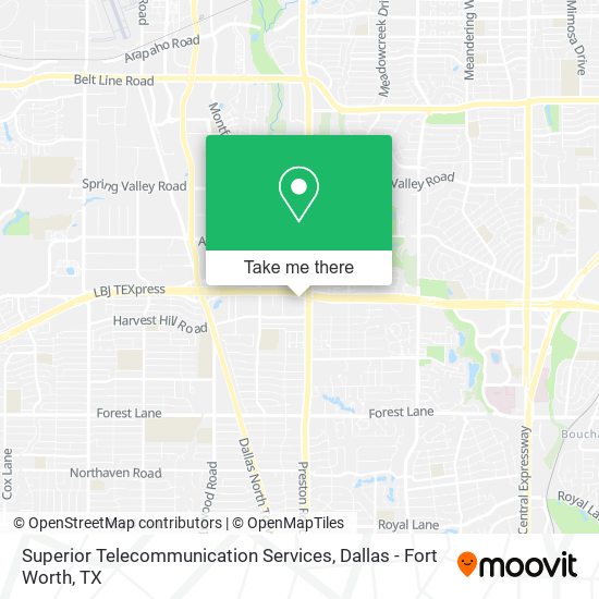 Mapa de Superior Telecommunication Services