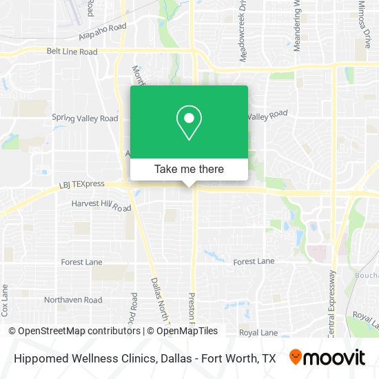 Hippomed Wellness Clinics map