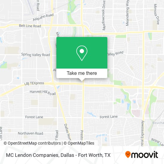 MC Lendon Companies map