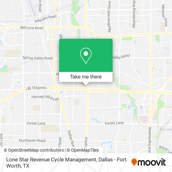 Lone Star Revenue Cycle Management map