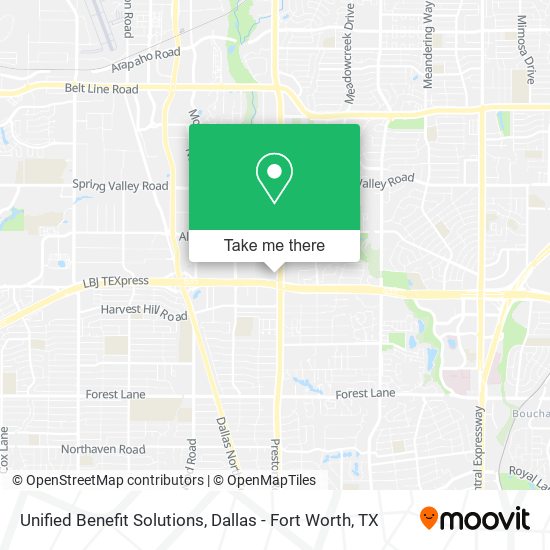 Unified Benefit Solutions map